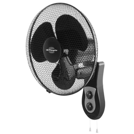 ventilateur mural noir Orbegozo