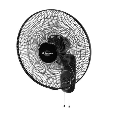 ventilateur mural noir oscillant