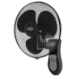 Ventilateur mural silencieux Orbegozo WF0243 noir télécommande