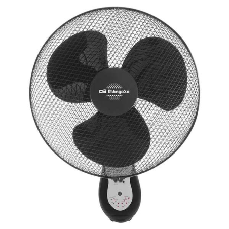 Ventilateur mural silencieux Orbegozo WF0243 noir télécommande