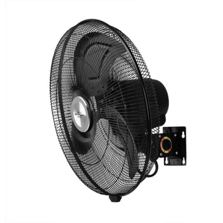 ventilateur mural industriel noir