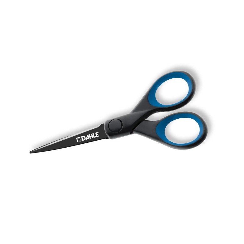 Dahle Ciseaux Office 13cm - Titane - Anti-Adhésif - Poignées Caoutchouc