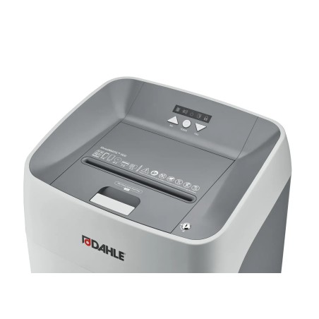 Dahle ShredMATIC 300 Destructeur de papier automatique 40L avec roues - Détruit jusqu'à 300 feuilles par charge - Coupe en