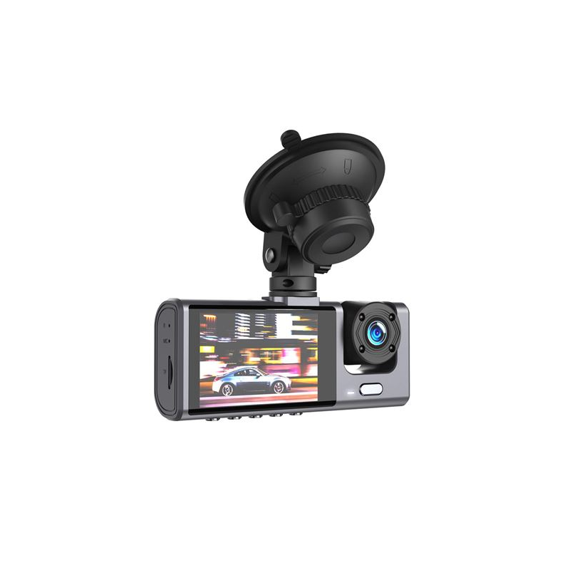 Caméra de sécurité XO FULLHD - Angle 140º - Détection de mouvement - Mode stationnement - Support réglable - Compacte et légère