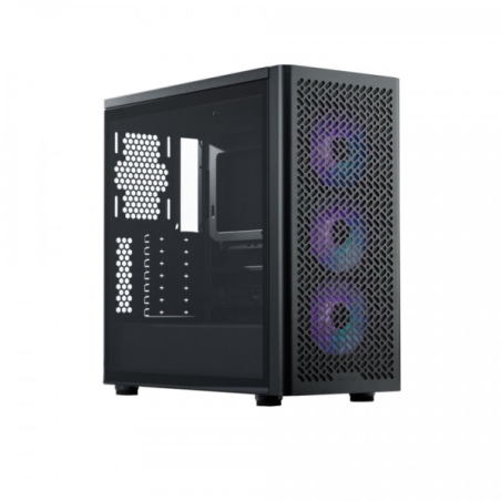 Boîtier tour Cooler Master Elite 502 E-ATX - 3 ventilateurs RGB 120 mm - Fenêtre latérale - Gestion des câbles - Audio - 1 port