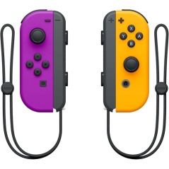 Ensemble de manettes Joy-Con Nintendo (gauche/droite) pour Nintendo Switch - Jusqu'à 20 heures d'autonomie - Vibrations HD