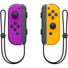 Ensemble de manettes Joy-Con Nintendo (gauche/droite) pour Nintendo Switch - Jusqu'à 20 heures d'autonomie - Vibrations HD