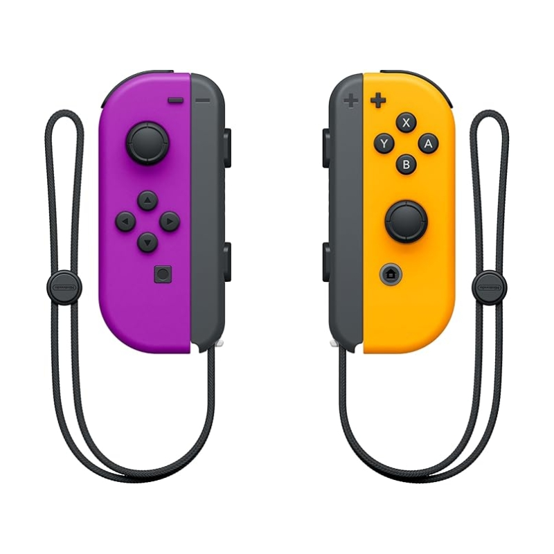 Ensemble de manettes Joy-Con Nintendo (gauche/droite) pour Nintendo Switch - Jusqu'à 20 heures d'autonomie - Vibrations HD