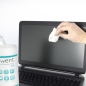 Lingettes nettoyantes pour écrans Ewent - Antibactériennes - Antistatiques - Sans alcool - Blanches
