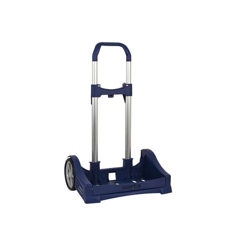 Valise à roulettes Safta Evolution - Fixation universelle - Roues anti-vibrations de 14 cm - Aluminium/PP - 40 x 85 x 28 cm