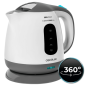 Bouilloire électrique Cecotec ThermoSense 120 1 L - Puissance 1100 W - Sans BPA - Base pivotante à 360° - Filtre anticalcaire