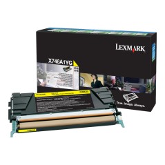 ✅ Lexmark Toner X746/X748 jaune couleur jaune en stock