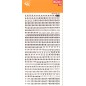 Apli Lettres et Chiffres Transférables Super 4mm - 706 Caractères - Noir Profond