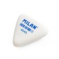 Gomme triangulaire Milan 4045 blanc lot de 45