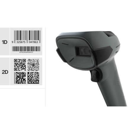 Lecteur de codes-barres 1D et 2D Safescan 310-W - USB-A - Plug and Play - Ergonomique