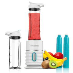 Blender portable Cecotec Power Titanium 500 EasyGo - 500 W - Ergonomique - Compatible lave-vaisselle - Tubes de refroidissement