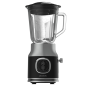 Blender Cecotec RetroTwist noir - Puissance 800 W - Bol de 1 L - Style rétro - Lames revêtues de titane - Noir et gris