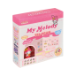 Comansi Sticker House My Melody Tea Room - Figurine incluse - Autocollants lavables - Décor adorable - Jeu créatif