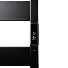 Sèche-serviettes électrique Innovagoods à 10 barres - 260 W - IP44 - Câble de 140 cm - Accessoires inclus - Température