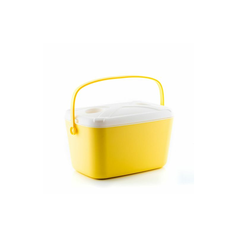 Glacière rigide portable Innovagoods Lilty - Capacité 15 L - Poignée de transport - Plateau de couvercle - Style rétro - Facile