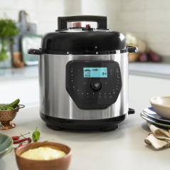 Autocuiseur programmable Cecotec H Deluxe GM avec couvercle à charnière - Capacité 6 L - Revêtement antiadhésif - Balance