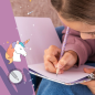 Journal intime licorne holographique Back2Fun de Miquel Rius - Verrouillable - Crayon inclus