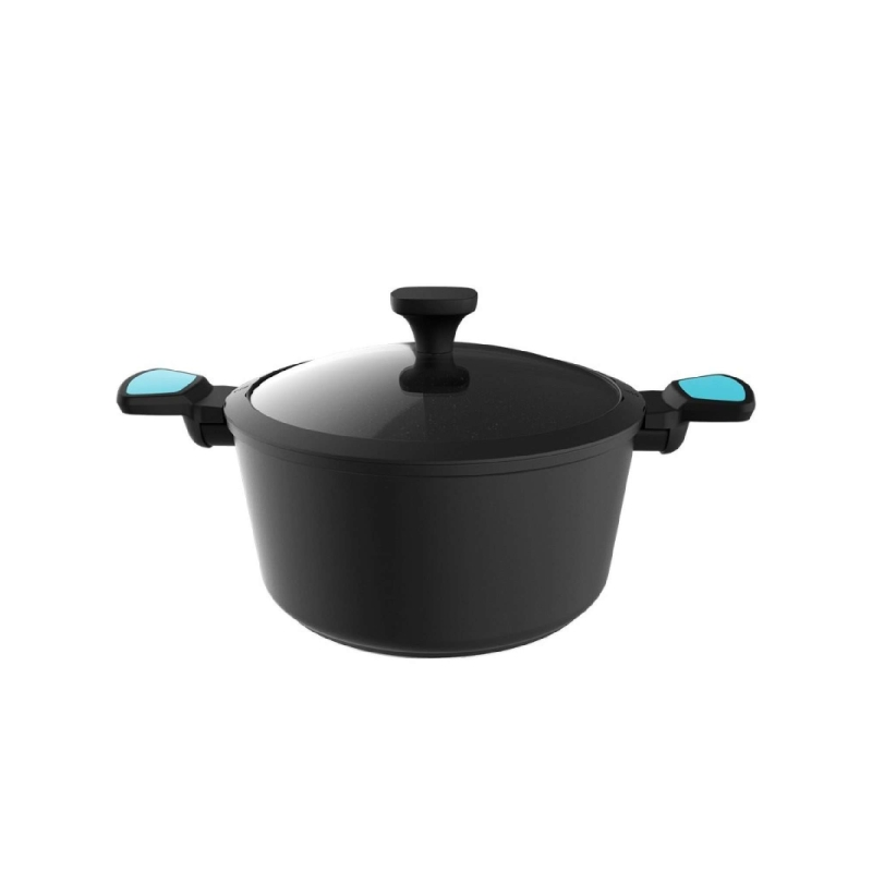 Casserole Cecotec Polka Platinum Thunder 28 cm en aluminium forgé - Revêtement antiadhésif - Compatible induction