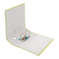 Classeur à levier Elba Rado A4 - Dos 80 mm - Œillet, Rado et porte-cartes avec étiquette - Solide et durable - Vert citron