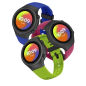 Montre connectée SPC Smartee 4G Junior avec écran rond de 1,2" - 4G - Localisation GPS - Mode école - Zones de sécurité