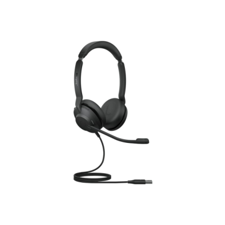 Casque USB Jabra Evolve2 30 MS avec microphone - Réduction du bruit - Bandeau réglable - Commandes supra-auriculaires - Câble