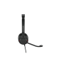 Casque USB Jabra Evolve2 30 MS avec microphone - Réduction du bruit - Bandeau réglable - Commandes supra-auriculaires - Câble