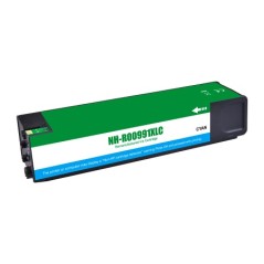✅ Cartouche encre compatible HP 991X/991A Cyan - Remplace M0J90AE/M0J74AE couleur cyan en stock