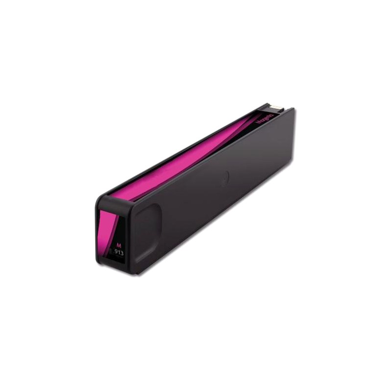 Cartouche compatible HP 913A Magenta - Remplace F6T78AE