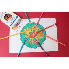 ✅ Giotto Colors 24 Crayons Hexagonaux couleur Plusieurs couleurs en stock