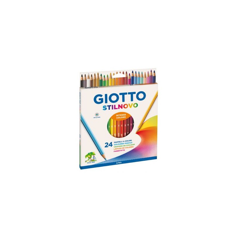 Giotto Stilnovo 24 Crayons Hexagonaux Giotto Stilnovo 24 Crayons Hexagonaux