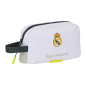 Sac isotherme Safta Real Madrid 1,7 L - Dragonne - Fermeture éclair - 21,5 x 12 x 6,5 cm - Noir et blanc