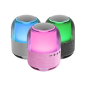 Enceinte Bluetooth Mars Gaming MS-FLOW 15 W - Éclairage RGB 360° - Batterie 2000 mAh - Compacte - Portée jusqu'à 10 m - Rose