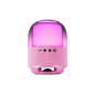 Enceinte Bluetooth Mars Gaming MS-FLOW 15 W - Éclairage RGB 360° - Batterie 2000 mAh - Compacte - Portée jusqu'à 10 m - Rose