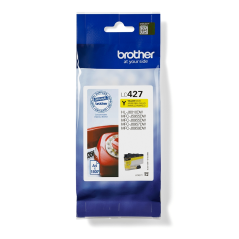 Brother LC-427 Y Jaune — Cartouche d'encre LC-427 Y, couleur vive et 
