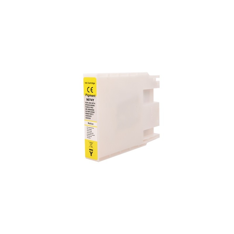 Cartouche compatible Epson T9074 jaune - Remplace C13T907440