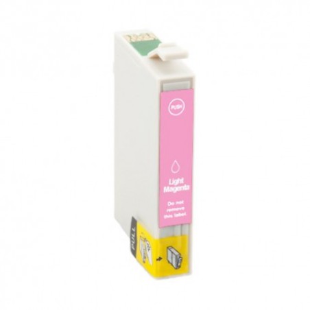 ✅ Cartouche compatible Epson T0596 magenta clair - Remplace C13T05964010 couleur magenta clair en stock