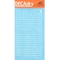Chiffres Transférables Apli - 4mm - Application Facile - 420 Caractères - Blanc