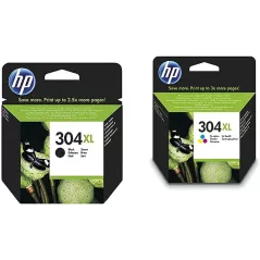 HP Multipack 304 XL (N9K07AE/N9K08AE) noir et couleur