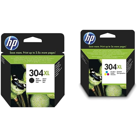 HP Multipack 304 XL (N9K07AE/N9K08AE) noir et couleur XL qualité