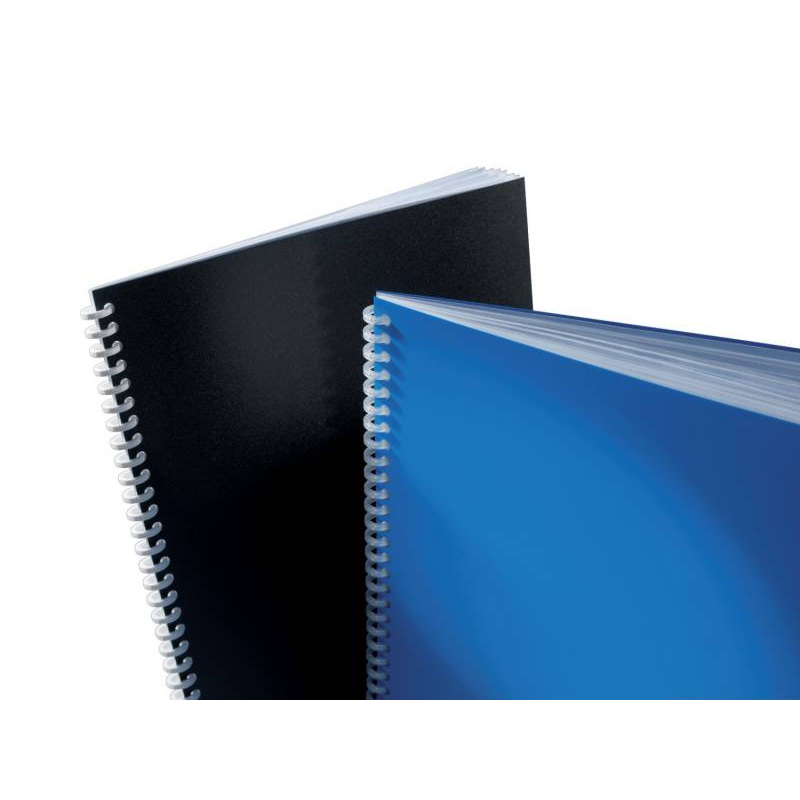 Couvertures de reliure GBC Polyclearview - A4, 800 Microns - Noir et Mat - Couleur Noir