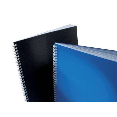 Couvertures de reliure GBC Polyclearview - A4, 800 microns noir mat