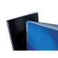 Couvertures de reliure GBC Polyclearview - A4, 800 Microns - Noir et Mat - Couleur Noir