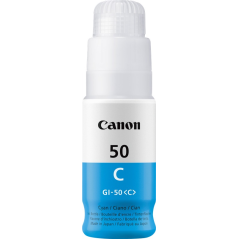 Canon Cartouche encre GI-50c (3403C001) Cyan pour impressions nettes