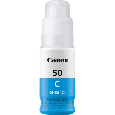 Canon Cartouche encre GI-50c (3403C001) Cyan pour impressions nettes