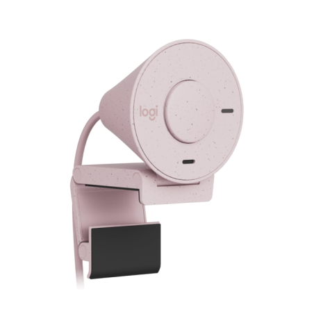 Webcam Full HD Logitech Brio 300 - 2 mégapixels - Champ de vision 70° - Rose